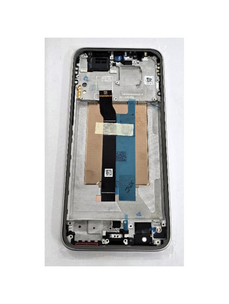 Pantalla para Xiaomi Redmi Note 15 Pro 5G mas tactil negro con marco plata 56002000P1600 Service Pack