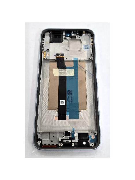 Pantalla para Xiaomi Redmi Note 15 Pro 5G mas tactil negro con marco azul 56001700P1600 Service Pack