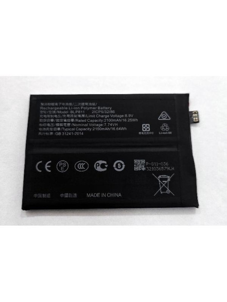 Bateria BLP811 2150mAh X2 para Oppo Find X3 Lite Reno5 5G Reno4 SE calidad premium