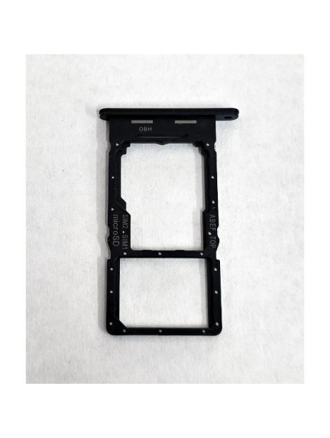 Soporte o bandeja sim negra para Samsung Galaxy A25 5G A256B GH98-48655A Service Pack