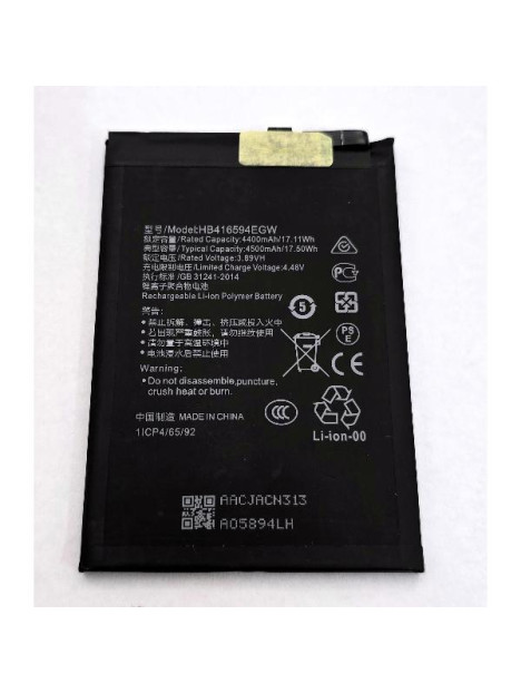Bateria HB416594EGW 4500mAh para Honor 90 Lite 5G Honor X8A X8B Honor X50i 5G Honor 200 Lite 5G calidad premium