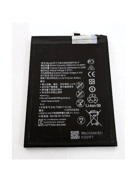 Bateria HB496590EFW-F 5000mAh para Honor Play 20 Honor X6 Honor X7 calidad premium