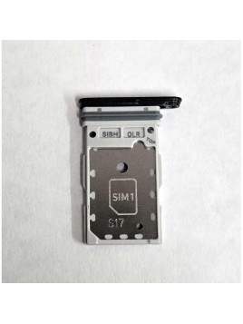 Soporte o bandeja sim negra Dual sim para Samsung Galaxy S24 Ultra S928 GH98-48962B Service Pack
