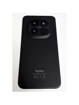 Tapa trasera o tapa bateria negra Xiaomi Redmi Note 15 Pro Plus con cubierta de camara 5600320P1600 Service Pack