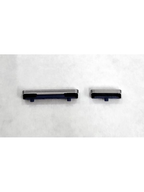 Set de 2 botones power y volumen gris para Samsung Galaxy S25 FE 5G S731 calidad