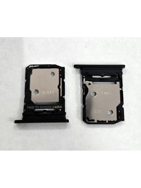 Soporte bandeja dual sim negra para Xiaomi Redmi Note 15 4G calidad premium