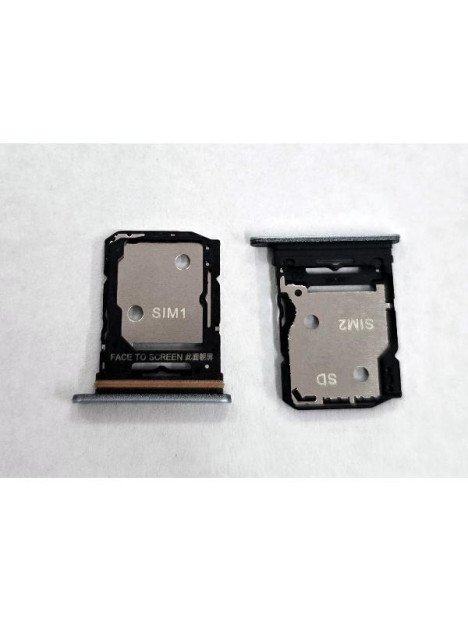 Soporte bandeja dual sim azul para Xiaomi Redmi Note 15 4G calidad premium
