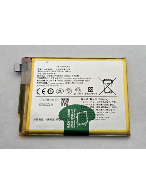 Bateria B-T3 4200mAh para Vivo V23 5G V2130 Vivo S12 5G V2162A calidad premium