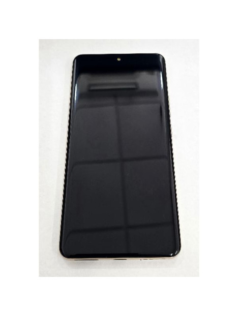 Pantalla para Realme 16 Pro Plus mas tactil negro con marco dorado 621029000806 Service Pack