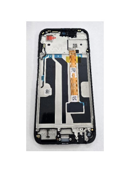 Pantalla para Oppo A6k mas tactil negro con marco negro 621029000842 Service Pack