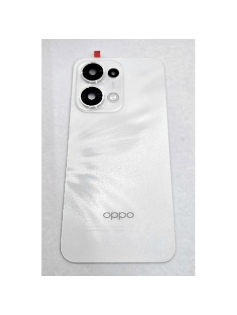 Tapa trasera o tapa bateria blanca para Oppo Reno 13 621033000484 Service Pack