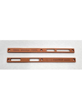 Set de 2 embellecedores naranjas laterales para Blackview Fort 1 calidad premium