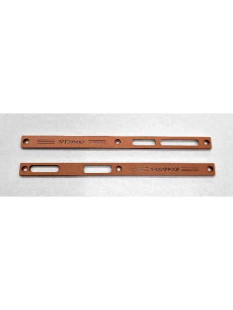 Set de 2 embellecedores naranjas laterales para Blackview Fort 1 calidad premium