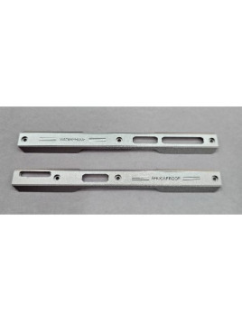 Set 2 Embellecedores plata lateral para Blackview ROCK 3 calidad premium