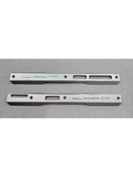Set 2 Embellecedores plata lateral para Blackview ROCK 3 calidad premium