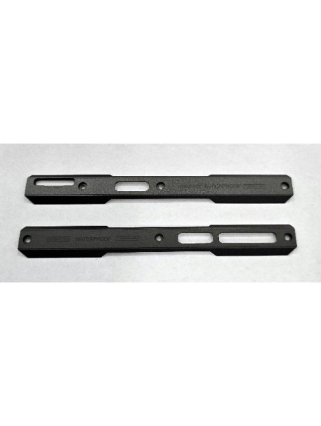 Set 2 embellecedores gris lateral para Blackview ROCK 3 calidad premium