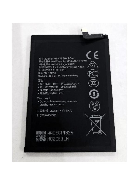 Batería HB476594EGW 5200mAh para Honor X6A Honor X6B Honor 200 Smart calidad premium