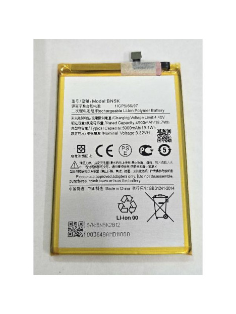 Batería BN5K 5000mAh para Xiaomi Redmi 12C Xiaomi Poco C55 calidad premium