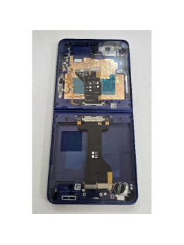 Pantalla para Samsung Galaxy Z Flip 7 SM-F766 tactil negro marco azul ensamblado GH82-37581A Service Pack
