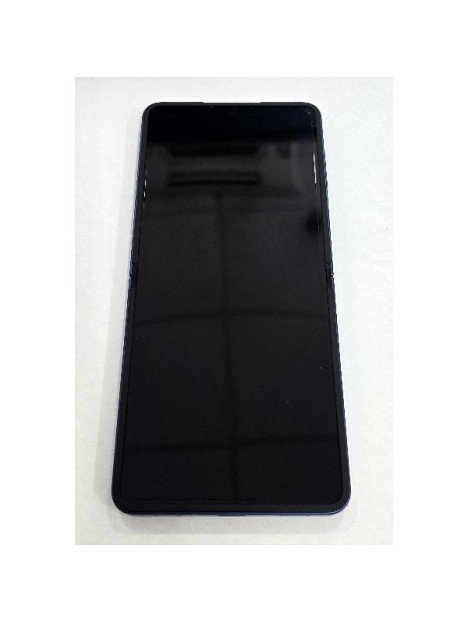 Pantalla para Samsung Galaxy Z Flip 7 SM-F766 tactil negro marco azul ensamblado GH82-37581A Service Pack