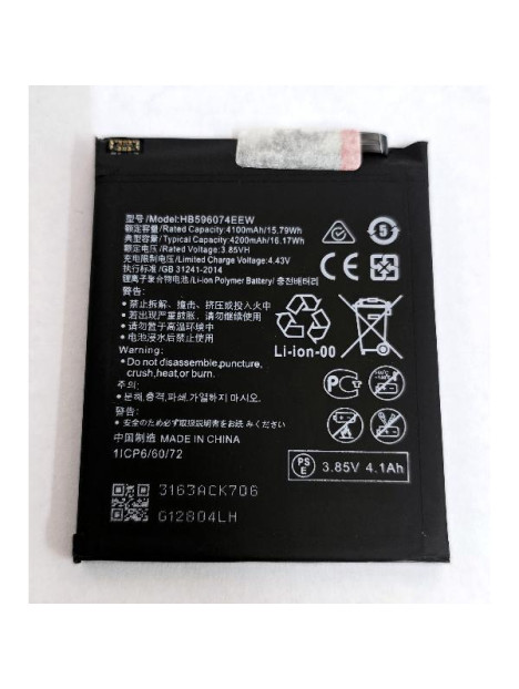 Bateria HB596074EEW 4200mAh para Huawei P40 Pro Plus 5G ELS-N39 ELS-N39E calidad premium