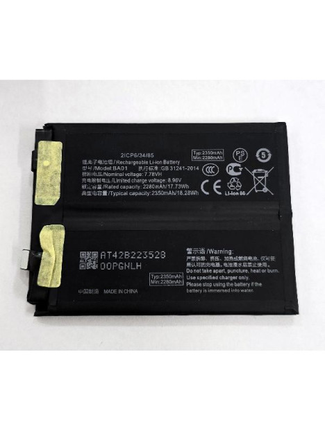 Bateria BA01 2350x2 mAh para Vivo iQOO 11S 5G V2304A calidad premium