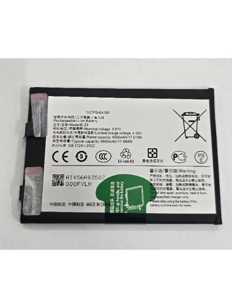 Bateria B-Z9 4600mAh para Vivo S17T 5G V2282A calidad premium