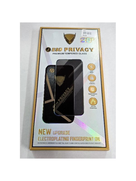 Protector de cristal templado con privacidad 6D para Samsung Galaxy A26 5G calidad premium