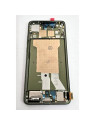 Pantalla para Motorola Edge 70 5G mas tactil negro con marco verde oscuro calidad premium