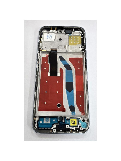 Pantalla para Honor X8C mas tactil negro con marco azul compatible TFT