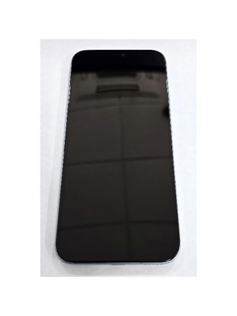 Pantalla para Honor X8C mas tactil negro con marco azul compatible TFT