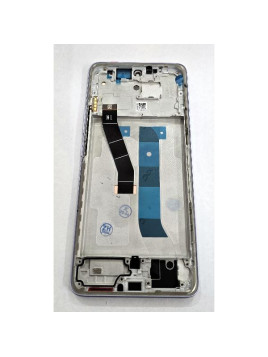 Pantalla para Xiaomi Redmi Note 15 4G mas tactil negro con marco morado calidad premium