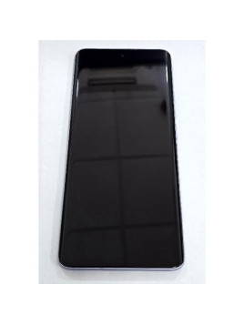 Pantalla para Xiaomi Redmi Note 15 4G mas tactil negro con marco morado calidad premium