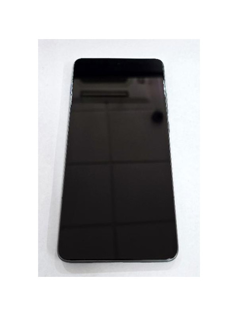 Pantalla para Motorola Edge 70 5G mas tactil negro con marco gris calidad premium