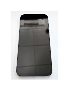 Pantalla para Honor X8C mas tactil negro con marco plata compatible TFT