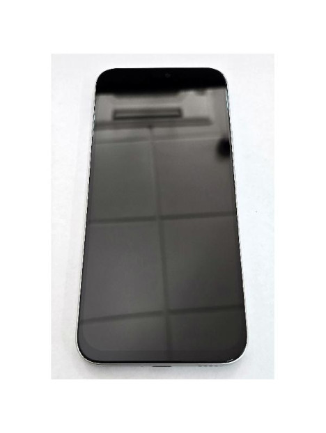 Pantalla para Honor X8C mas tactil negro con marco plata compatible TFT
