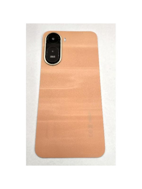 Tapa trasera o tapa bateria naranja para Xiaomi Redmi A7 Pro con cubierta de camara