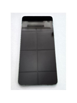 Pantalla para Motorola Edge 70 5G mas tactil negro con marco verde claro calidad premium