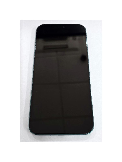 Pantalla para Honor X8C mas tactil negro con marco verde compatible TFT