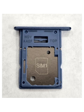 Soporte o bandeja sim azul para Samsung Galaxy A15 4G A155F A15 5G A156B GH98-48940D Service Pack