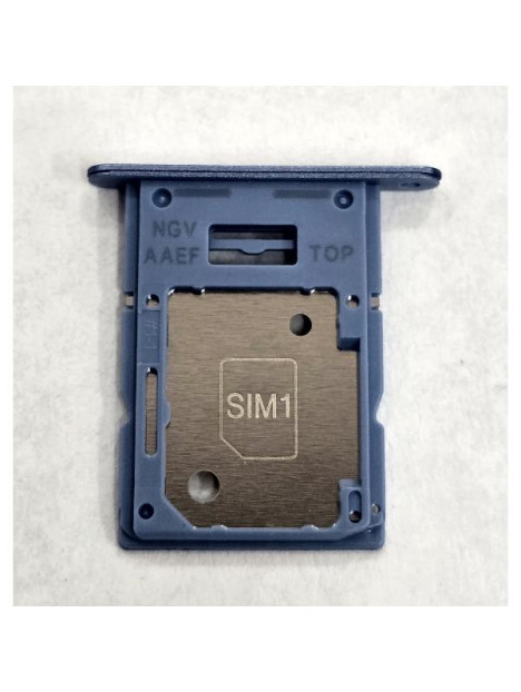 Soporte o bandeja sim azul para Samsung Galaxy A15 4G A155F A15 5G A156B GH98-48940D Service Pack