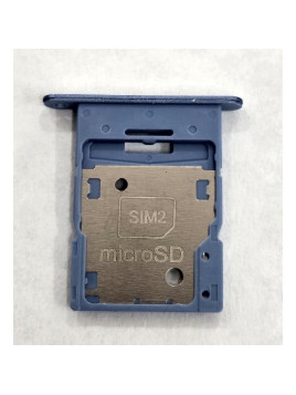 Soporte o bandeja sim azul para Samsung Galaxy A15 4G A155F A15 5G A156B GH98-48940D Service Pack