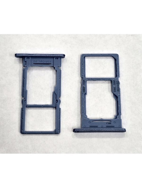 Soporte o bandeja sim azul para Samsung Galaxy A25 5G A256B GH98-48655D Service Pack