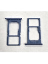 Soporte o bandeja sim azul para Samsung Galaxy A25 5G A256B GH98-48655D Service Pack