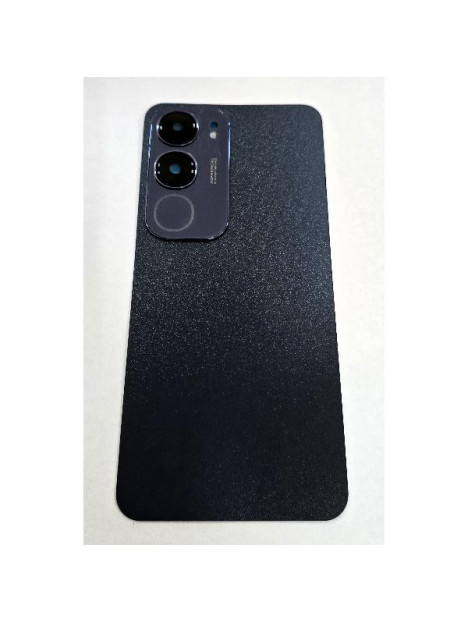 Tapa trasera o tapa bateria negra para Vivo Y19s con cubierta de camara