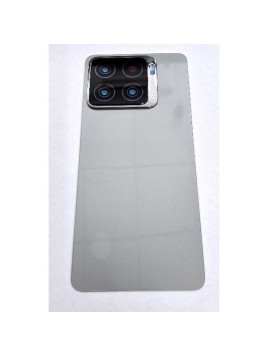 Tapa trasera o tapa bateria gris para ZTE Blade A56 con cubierta de camara