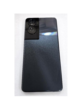 Tapa trasera o tapa bateria negra para TCL 50 SE con cubierta de camara
