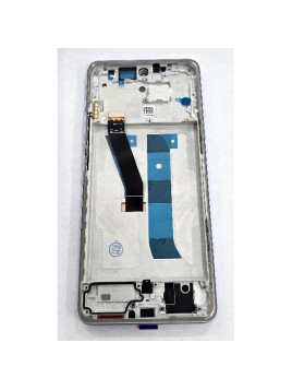 Pantalla para Xiaomi Redmi Note 15 4G mas tactil negro con marco morado compatible TFT