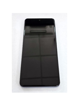 Pantalla para Xiaomi Redmi Note 15 4G mas tactil negro con marco morado compatible TFT