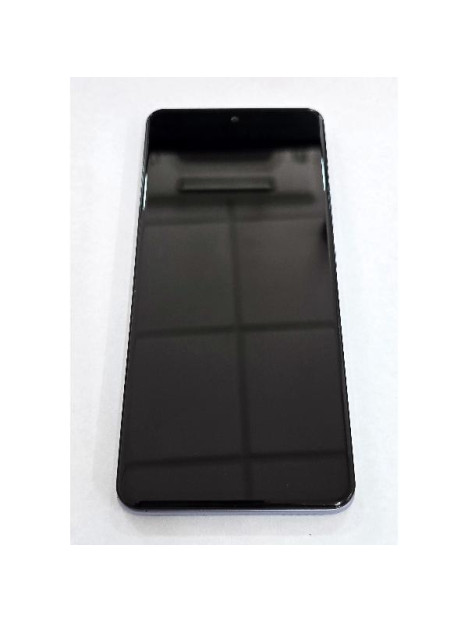 Pantalla para Xiaomi Redmi Note 15 4G mas tactil negro con marco morado compatible TFT